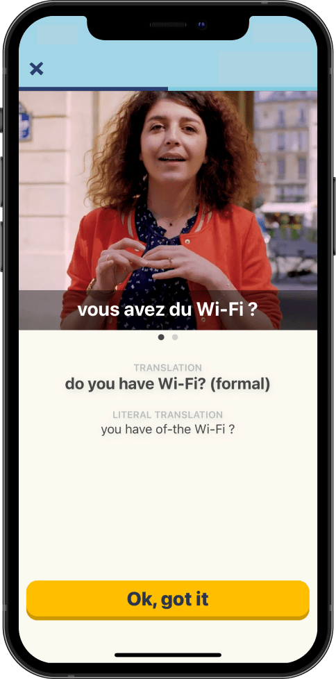 Yerli konuşmacılar tarafından tasarlanan kurslarda alıştırma ifadeleri